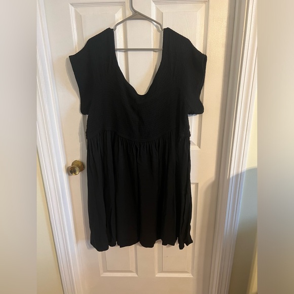 Mini Challis off-shoulder surpluses skater dress size 5 - Picture 9 of 12